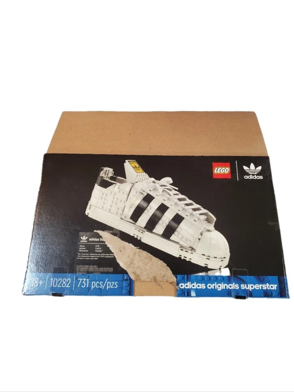 Lego Adidas Original Superstar White Sneaker Building Block Set‎ (731 Pieces)